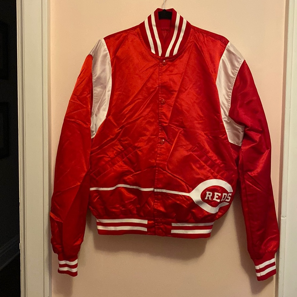 *Rare* Late '80s Vintage Cinncinatti Reds Satin Starter Jacket